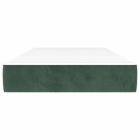 Pocketveringmatras medium 80x210x20 cm fluweel donkergroen 3