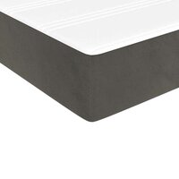 Pocketveringmatras medium 80x220x20 cm fluweel donkergrijs 5