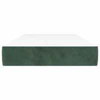 Pocketveringmatras medium 80x220x20 cm fluweel donkergroen 3