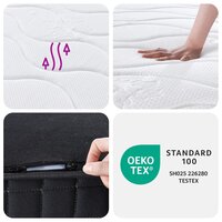 Binnenveringmatras middelhard 90x200 cm 6