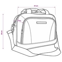 Reisbagage set zwart 5-delig 8