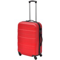 3-delige Kofferset hard 45,5/55/66 cm rood 2