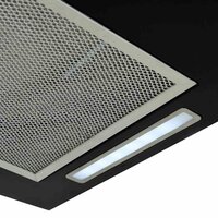Afzuigkap voor kookeiland met aanraaksensor LCD gehard glas 6