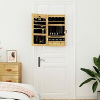 Sieradenkast met spiegel wandgemonteerd 37,5x10x67 cm 3