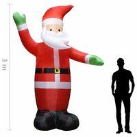 Kerstman opblaasbaar met LED&amp;apos;s IP44 3 m 8