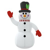 Sneeuwpop opblaasbaar met LED&amp;apos;s 300 cm 4