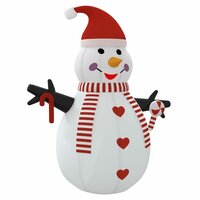 Sneeuwpop opblaasbaar met LED&amp;apos;s 300 cm 3