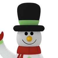 Opblaasbare sneeuwpopfamilie met LED&amp;rsquo;s 500 cm 5
