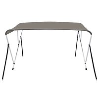 Biminitop 3 bogen 183x180x137 cm grijs 3