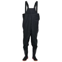 Waadpak met laarzen maat 42 zwart 2