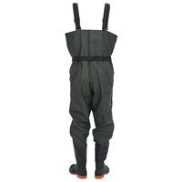 Waadpak met laarzen en riem maat 44 donkergroen 4