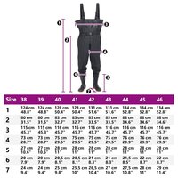 Waadpak met laarzen en riem maat 39 zwart 9