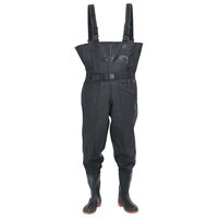 Waadpak met laarzen en riem maat 42 zwart 2