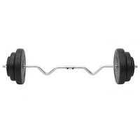 Halterset met gewichten curl 60 kg 4