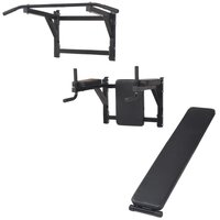 Fitnessapparaat wandgemonteerd zwart 3