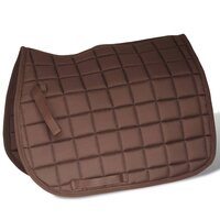 Echt lederen paardrijzadel 17,5&amp;quot; 18 cm (5-in-1 set, bruin) 4