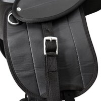 Ponyzadel set 10&amp;quot; zwart 3