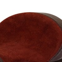 Western zadel, hoofdstel en borstriem 17&amp;quot; echt leer bruin 8