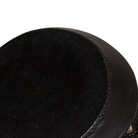 Western zadel, hoofdstel en borstriem 17&amp;quot; echt leer zwart 8