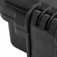 Flightcase draagbaar 30x24,5x12,5 cm PP zwart 7