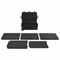 Flightcase draagbaar 79,5x51,5x30,5 cm PP zwart 6