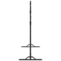 Achtergrondstandaards 2 st 254x243 cm staal zwart 5