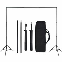 Fotostudioset met achtergrond en verlichtingsset 6