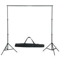 Fotostudioset met softboxlampen en achtergrond 7