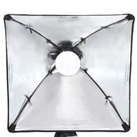 Fotostudioset met verlichtingsset, achtergrond en reflector 8