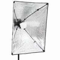 Fotostudioset met verlichtingsset en achtergrond 6
