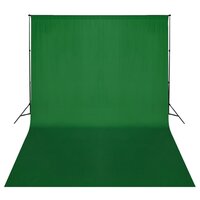 Fotostudioset met verlichtingsset achtergrond en reflector 4