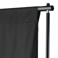Achtergrond zonder standaard 500x300 cm katoen zwart  3