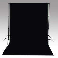 Achtergrond zonder standaard 500x300 cm katoen zwart  4