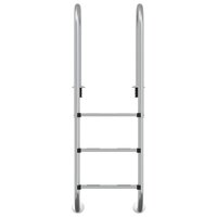 Zwembadladder 54x38x158 cm 304 roestvrijstaal 3