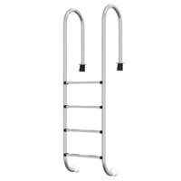 Zwembadladder 54x38x184,5 cm 304 roestvrij staal 2
