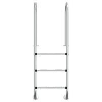 Zwembadladder 54x38x158 cm 304 roestvrijstaal 3