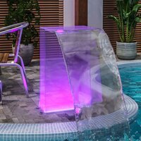 Zwembadfontein met RGB LED&amp;apos;s 51 cm acryl 5