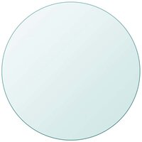 Tafelblad van gehard glas 400 mm rond 2