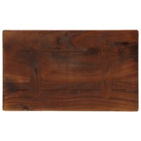 Tafelblad rechthoekig 50x20x3,8 cm massief gerecycled hout 5