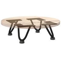 Tafelpoten voor Salontafel 4 st 10 cm massief staal zwart 8