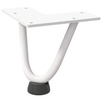 Tafelpoten voor Salontafel 4 st 10 cm massief staal wit 4