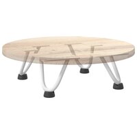 Tafelpoten voor Salontafel 4 st 10 cm massief staal wit 8
