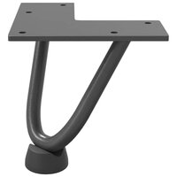 Tafelpoten voor Salontafel 4 st 10 cm massief staal antracietkleurig 5
