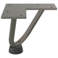 Tafelpoten voor Salontafel 4 st 10 cm massief staal naturel 6