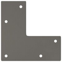 Tafelpoten voor Salontafel 4 st 20 cm massief staal naturel 7