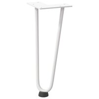 Tafelpoten voor Salontafel 4 st 30 cm massief staal wit 4