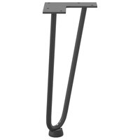 Tafelpoten voor Salontafel 4 st 30 cm massief staal antracietkleurig 6