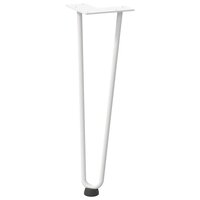 Tafelpoten voor Salontafel 4 st 42 cm massief staal wit 4