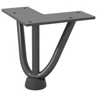 Tafelpoten voor Salontafel 4 st 10 cm massief staal antracietkleurig 4