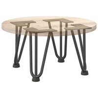 Tafelpoten voor Salontafel 4 st 20 cm massief staal antracietkleurig 8